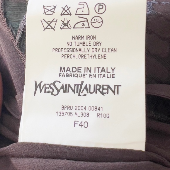 Yves Saint Laurent Tom Ford RUNWAY F/W 2004 AD Campaign Chinoiserie Dress - Picture 11 of 13